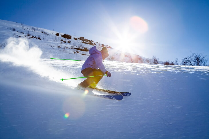 Man skiing during the day